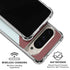 Marsala Triangle Shapes Pixel 9/9 Pro Clear Case